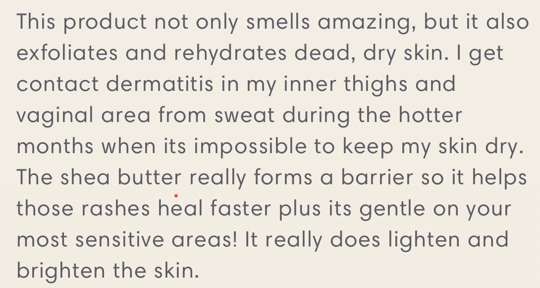 Shea Butter Tumeric, Underarm,Thighs & Yoni Scrub 8oz