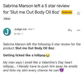 Slµt Me Out Body Oil 8oz